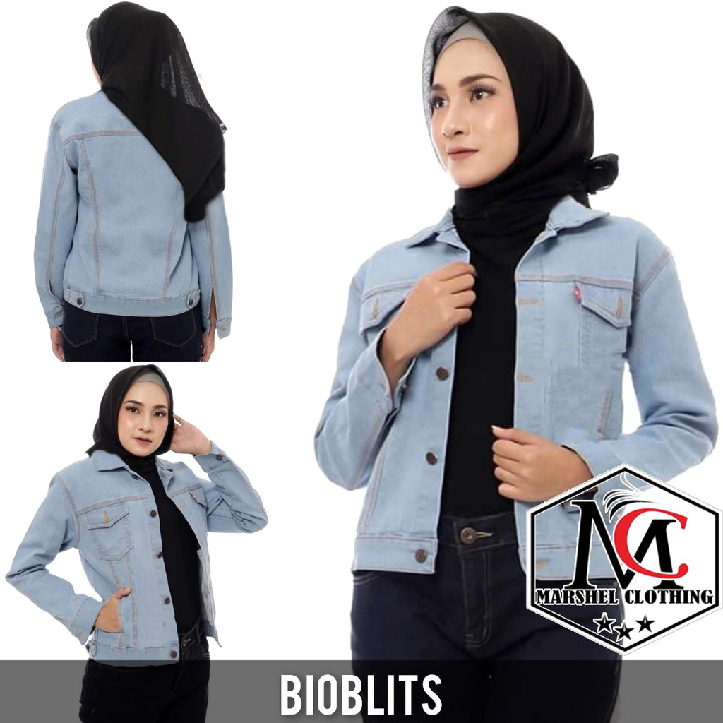 RCL - JAKET JEANS DENIM LEV'IS BIOWASH - JAKET WANITA RAWIS CEWEK JAKET MURAH TERBARU TERLARISS