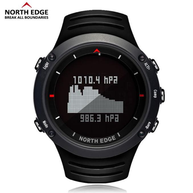 Pengiriman Cepat dan tepat Smartwatch North Edge Altay II Smart watch Outdoor 2 - Hitam Rubber PROMO