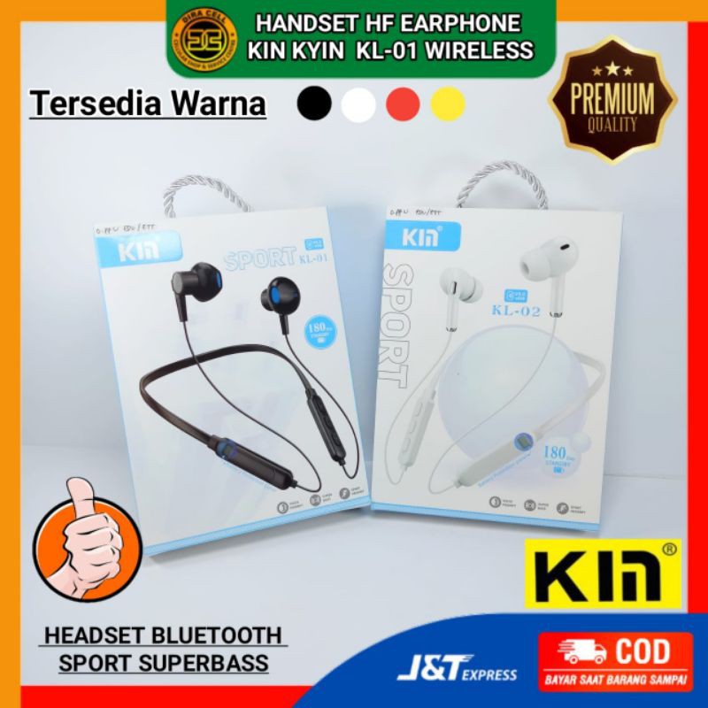 HANDSFREE HANDSET HF EARPHONE HEADSET BLUETOOTH SPORT SUPERBASS KM KYIN KIN KYIN  KL-01 WIRELESS