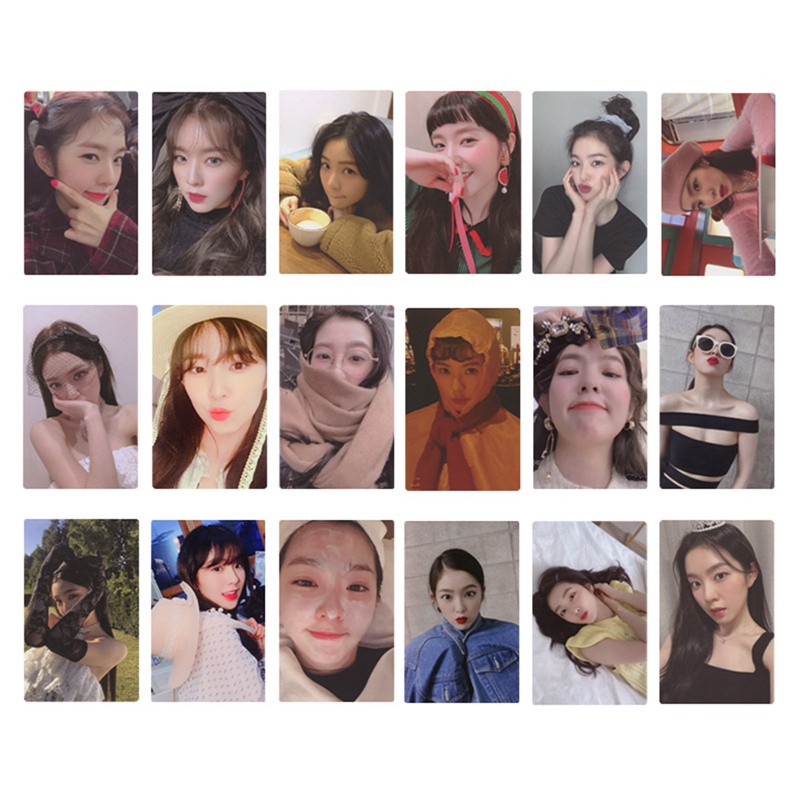 9pcs / Set Kartu Kpop Red Velvet Irene Untuk Koleksi Penggemar