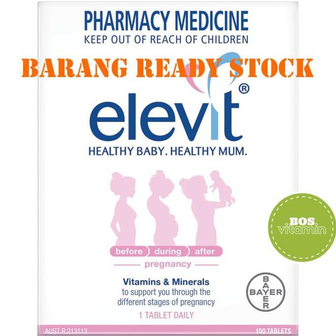 Hott Elevit With Iodine 100 Tablet On Salee