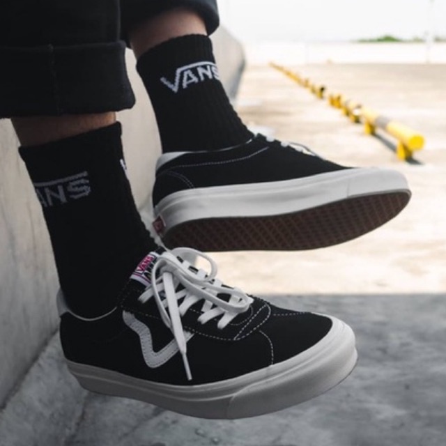 VANS STYLE 73 DX EPOCH ANAHEIM FACTORY OG BLACK/WHITE ORIGINAL 100%