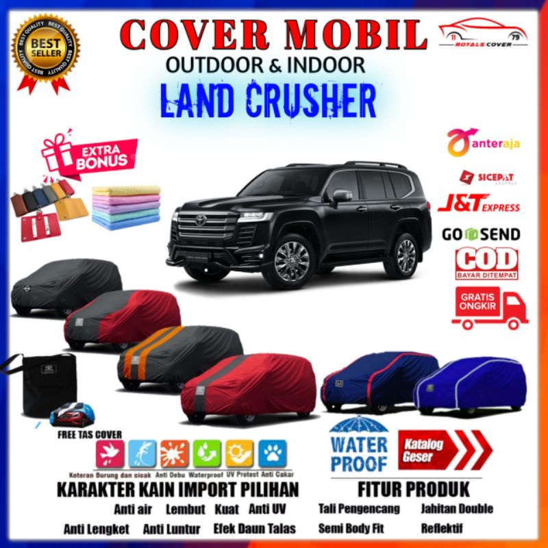 Cover Mobil Land Cruiser / Sarung Toyota Land Cruiser / Selimut Mantel Penutup Pelindung Outdoor