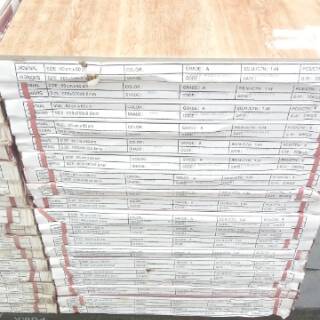 Granit glossy motif serat kayu coklat 60x60 perdus merk KIA kw 1 GRATIS