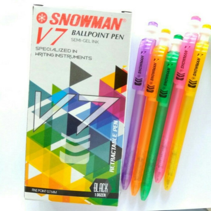 

PULPEN SEMI GEL SNOWMAN V7