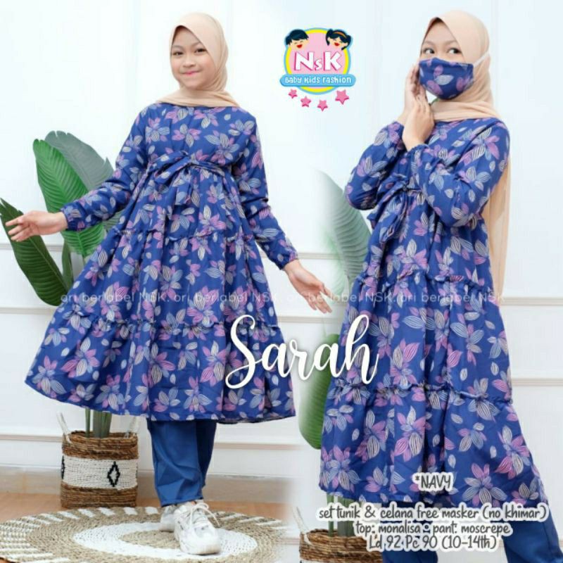 Sarah set tunik kids