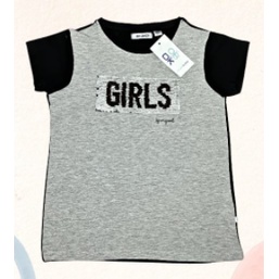 KAOS SEQUIN ANAK PEREMPUAN MERK OKAIDI