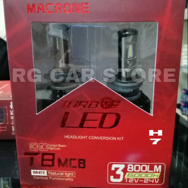 BOHLAM LED H7 TYPE T8 MEREK MACRONE