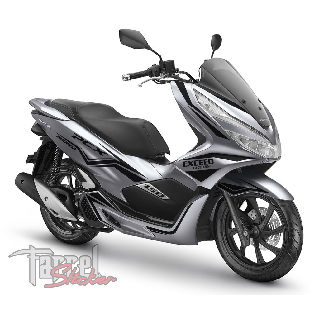 Sticker Pcx Stiker Stripping Pcx Silver