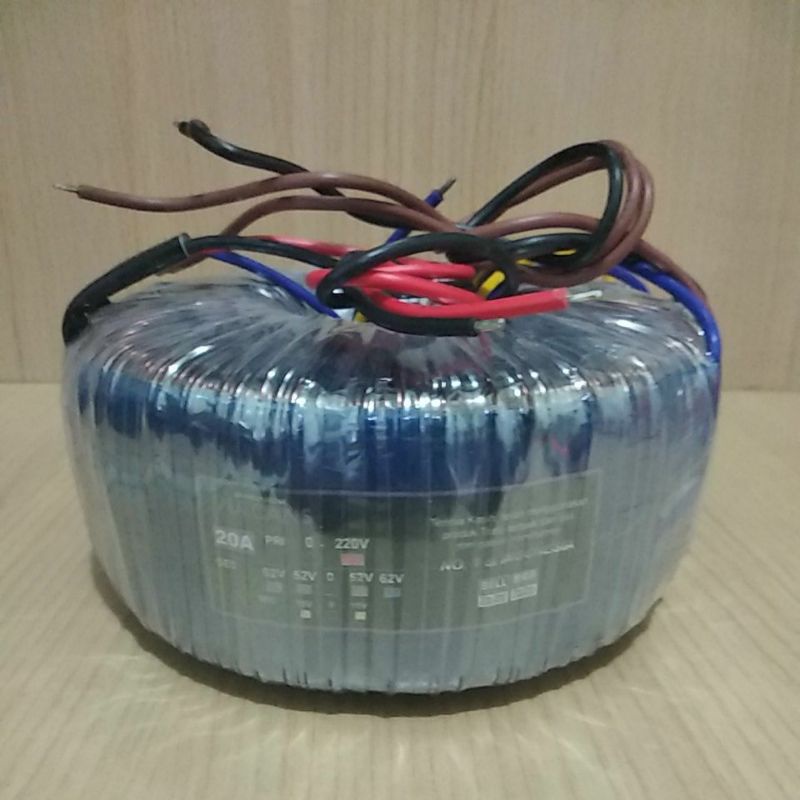 TRAFO TOROID VULCANS BOMBARDIR 20A 52&62V trafo donat