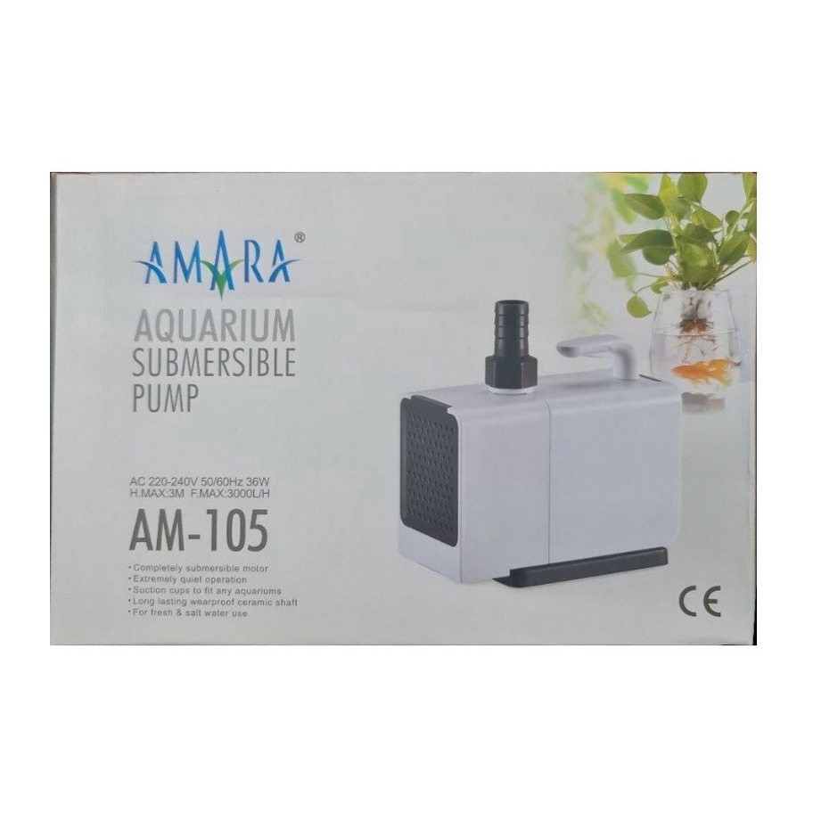 AMARA AM 105 Aquarium Submersible Pump/Pompa Kolam Hidroponik