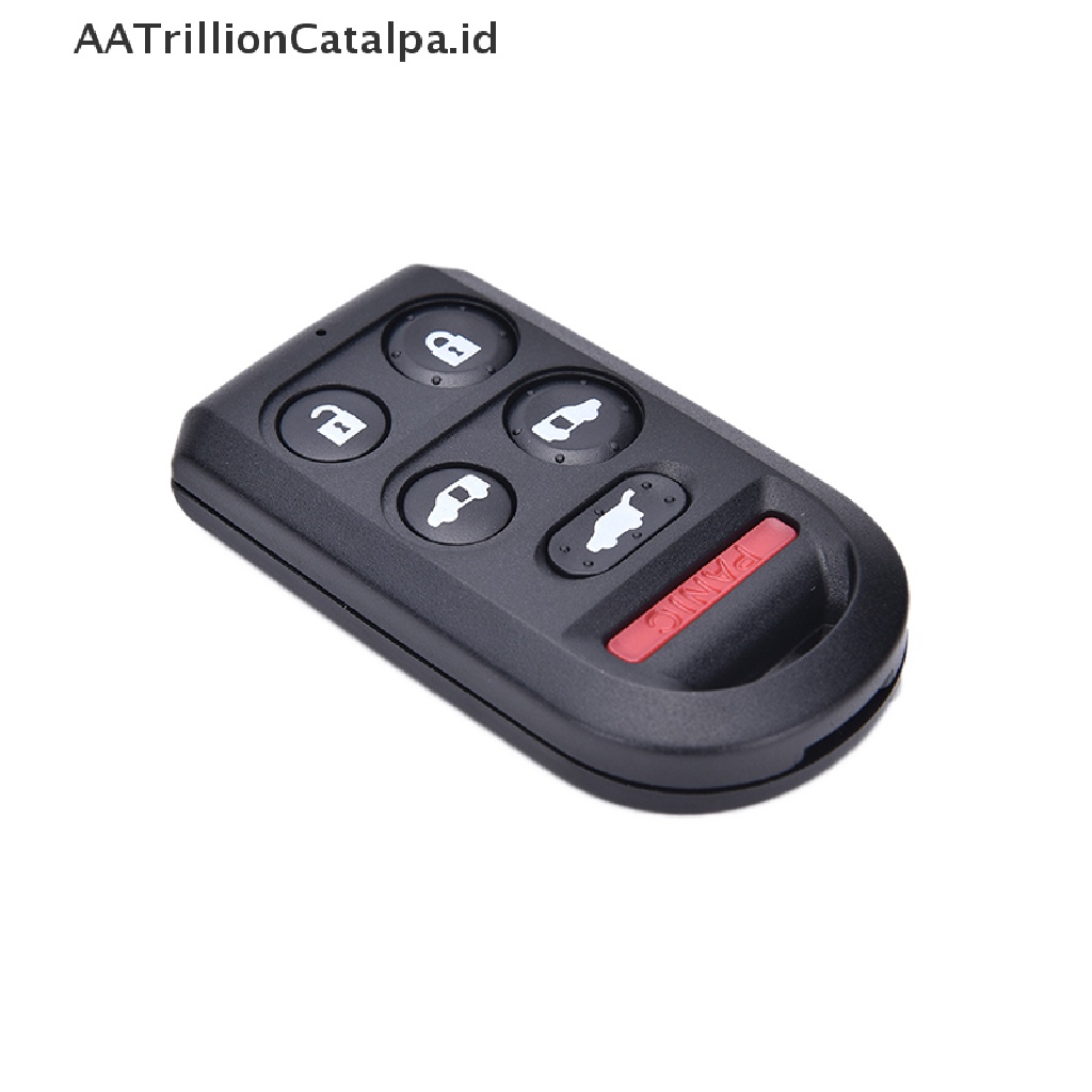 Aatrillioncatalpa Rumah / Casing Kunci Remote Mobil 6 Tombol Plastik Warna Hitam Untuk HONDA Odyssey