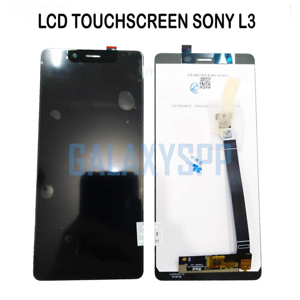 LCD TOUCHSCREEN SONY XPERIA L3 - L3312 - L4312 COMPLETE ORIGINAL