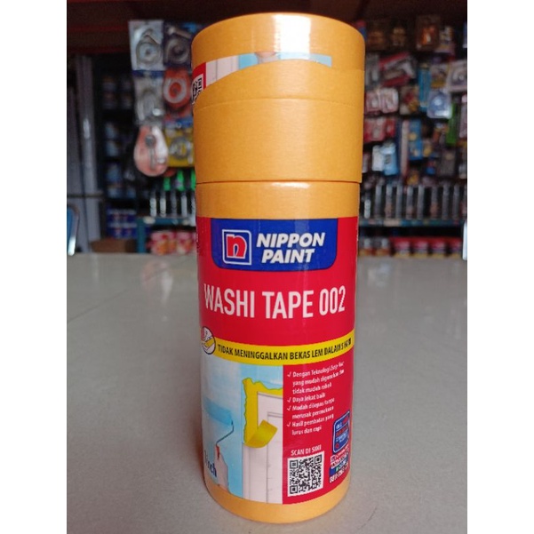 

LAKBAN KERTAS WASHI TAPE 002 NIPPON PAINT (PER PCS)