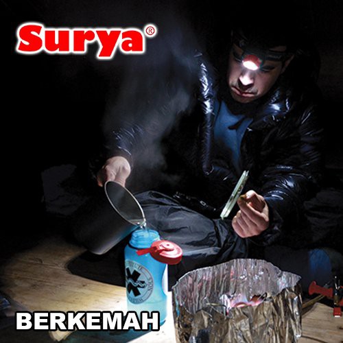 Surya ASTRO Senter Kepala LED Super Terang SYH P027A LED 2 Watt Headlamp 2 Function Rechargeable