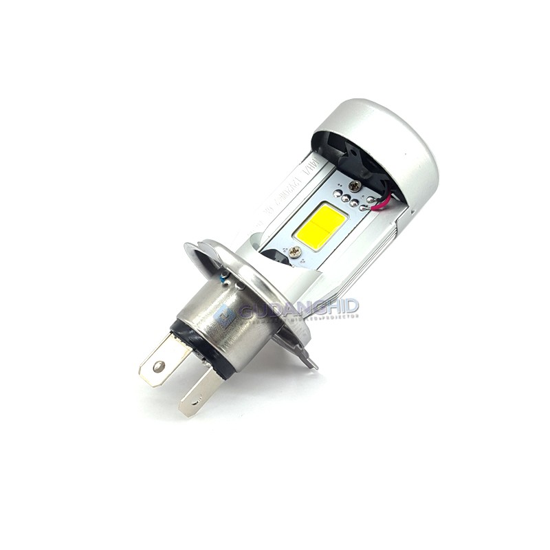 Lampu LED Motor H4 HS1 Hi-Lo 12V 20W 2000 Lumens Plug &amp; Play