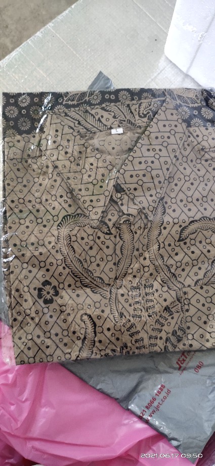 Bswart Batik Hrb026 Kenongo Hem Pendek Padi Pekalongan M L Xl Batik Pria Murah Modern Grosir