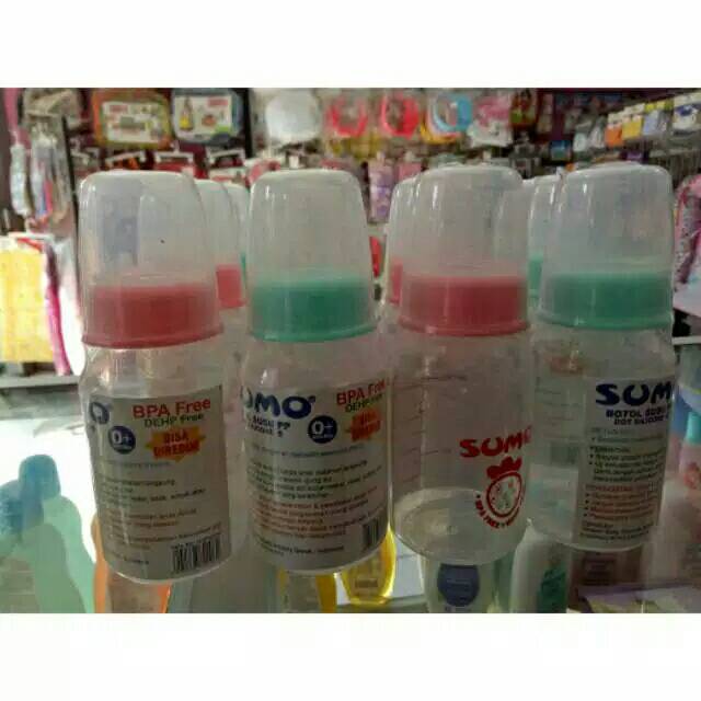 Botol Susu Sumo Dot Silicone 120 Ml BPA free Bisa Direbus