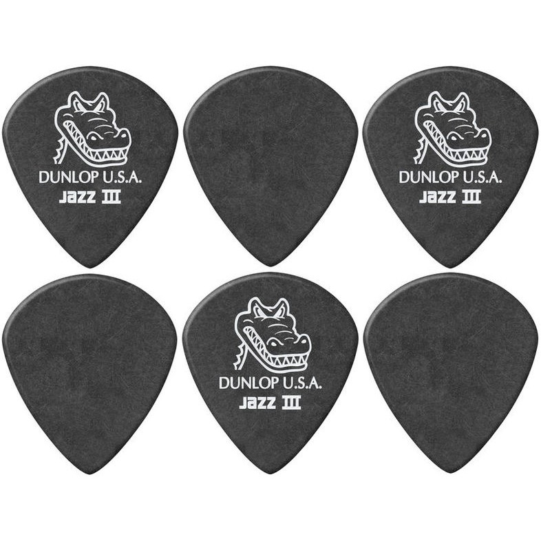 Dunlop Gator Grip Jazz III 1.40 mm Guitar Pick / Pik Gitar 1.40 mm USA