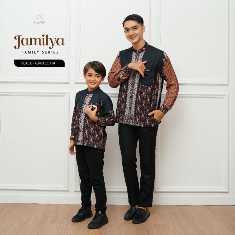 READY Koko Jamilya Ayah by Gerai Aliyah - Kemeja koko motif denaf.outfit