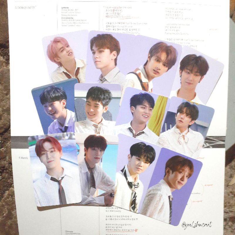 [READY STOCK] PC Photocard Official SEVENTEEN Scoups Joshua Jun Hoshi Wonwoo Woozi The8 Mingyu Dokye