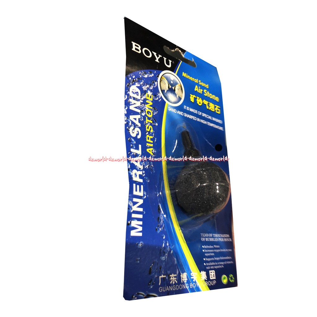 Boyu Mineral Sand Air Stone S-03 Aerator Membuat Gelembung Udara Pada Aquarium Sandair Boyyu