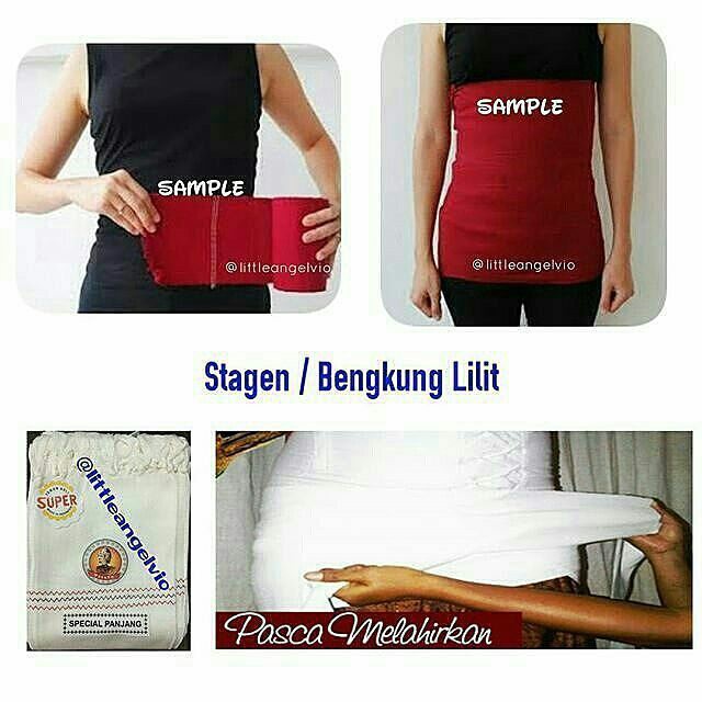 Stagen / bengkung lilit ibu melahirkan