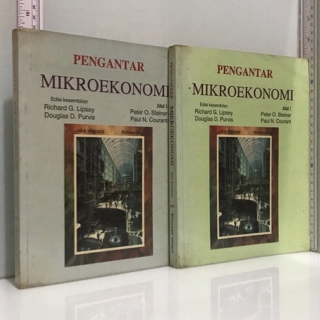 

PENGANTAR MIKROEKONOMI Edisi ke sembilan Jilid 1 & 2 Richard G Lipsey