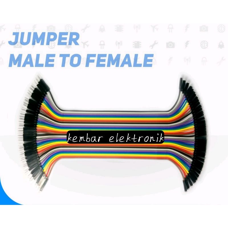 Male to Female Kabel Jumper