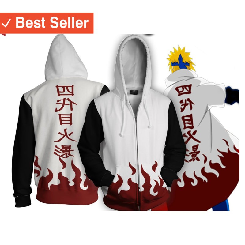 FASHION MURAH JAKET BAGUS / JAKET ANIME NARUTO / JAKET HOKAGE / JAKET NARUTO / JAKET HOODIE ANIME