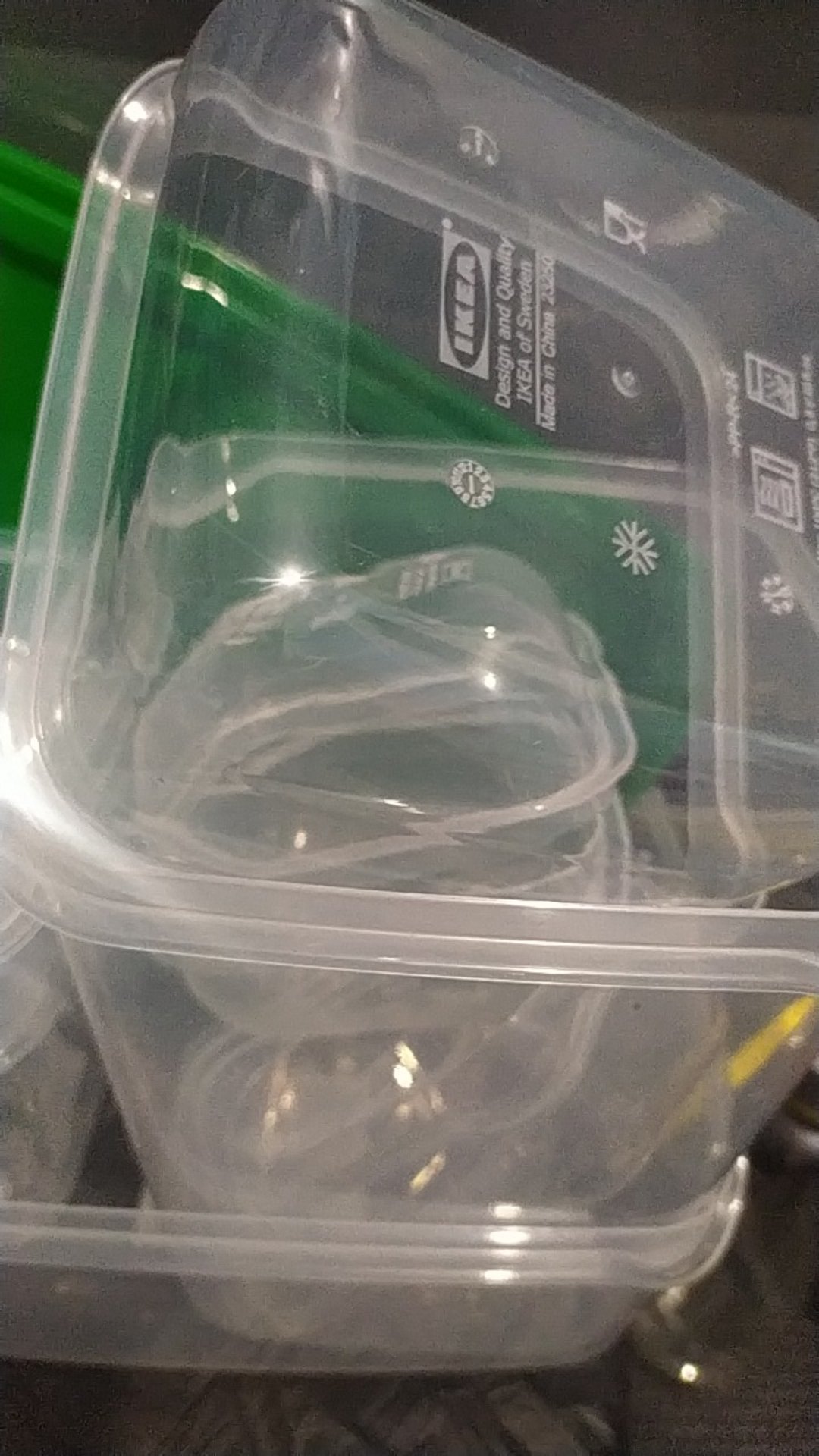 Tempat Kontainer Makanan/ Wadah Set Simpan Makanan Isi 17pc, Hijau Pr958