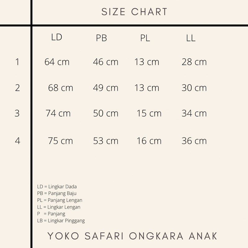 yoko anak | safari anak | baju adat anak laki laki | yoko ongkara