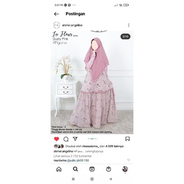 LA FLEUR dress by Atelier Angelina