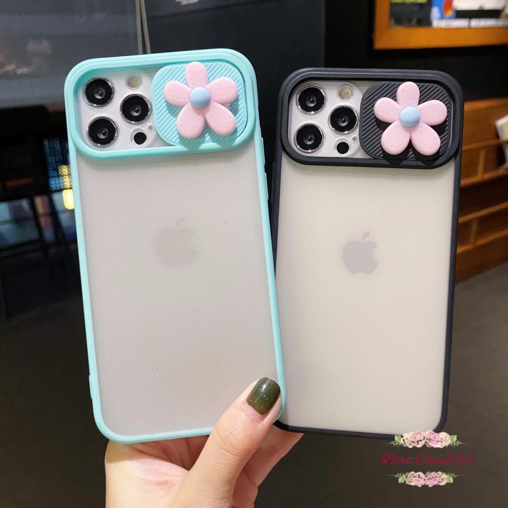 SOFTCASE SLIDE PELINDUNG KAMERA FLOWER 3D VIVO Y11 Y12 Y15 Y12 Y17 Y12S Y20 Y30 Y50 Y51 Y53 Y91 Y93 Y95 Y1S Y91C BC5909