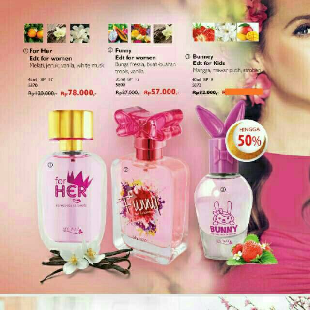 My way Parfum My way Minyak wangi untuk wanita For her,Funny,Bunney termurah untuk cewek..........