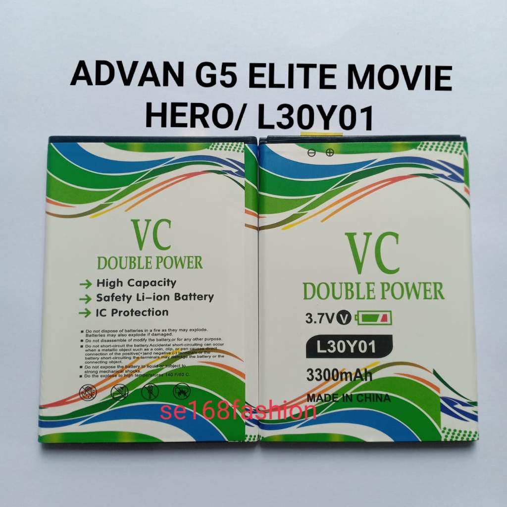 Baterai Advan G5 ELITE Movie Hero 6003 L30Y01 DOUBLEPOWER