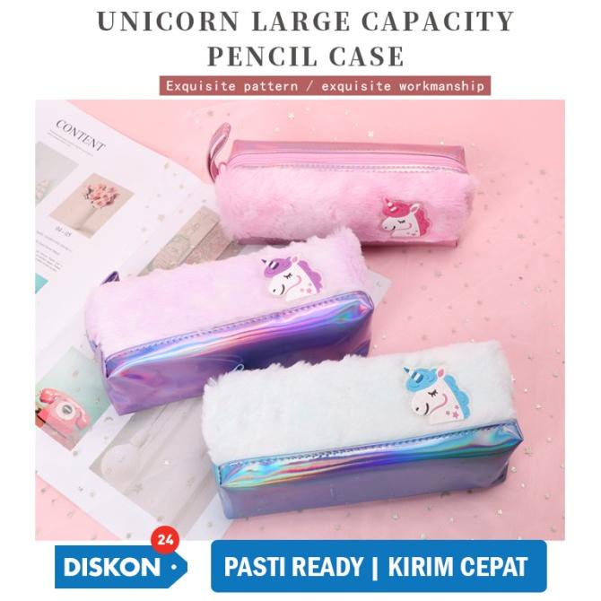 

Tempat Pensil / Kotak Pensil - Unicorn Fur Lembut