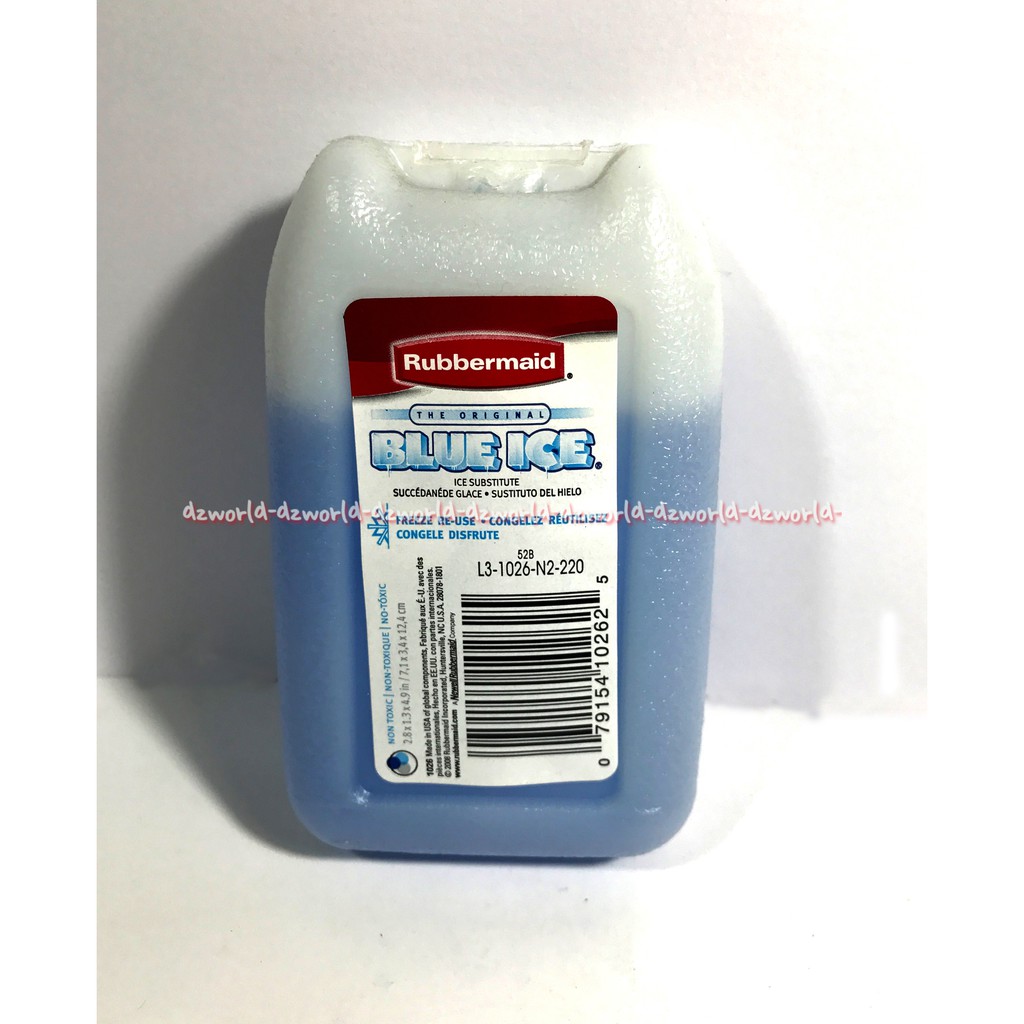 Rubbermaid Blue Ice es awet 7,1cm Pengganti Batu Es Ice Pack Original