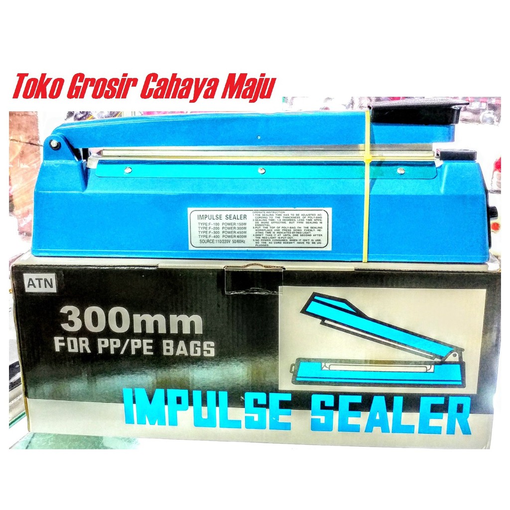 Impulse Sealer Alat Press Pres Plastik Las Plastik 30cm 30 cm ATN F-300