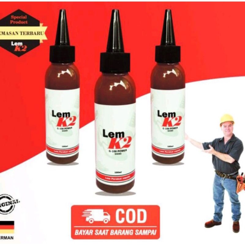 Lem sepatu super kuat K2 original