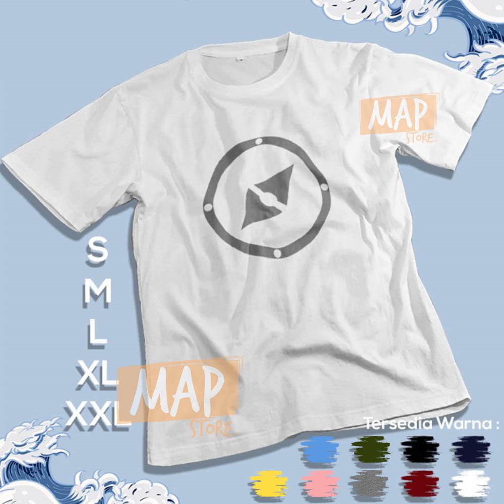 Kaos Pendaki Gunung KOMPAS Compass | Baju Distro Outdoor Adventure Unisex Cotton Combed 30s - 2163