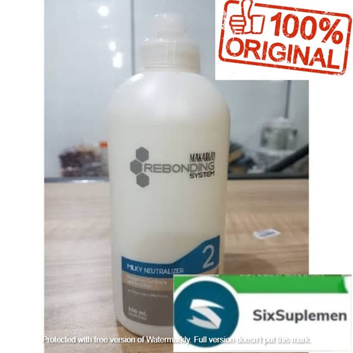 MAKARIZO Pelurus Rebonding step 2 Milky 500 gram