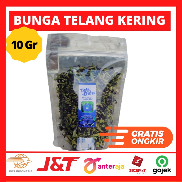 

Teh Bunga Telang Premium 10GR Teh Kesehatan Blue Pea Flower Minuman Teh Herbal Alami