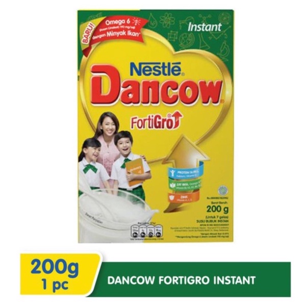 

Dancow Fortigro Susu Bubuk Instan Ktk 200gr