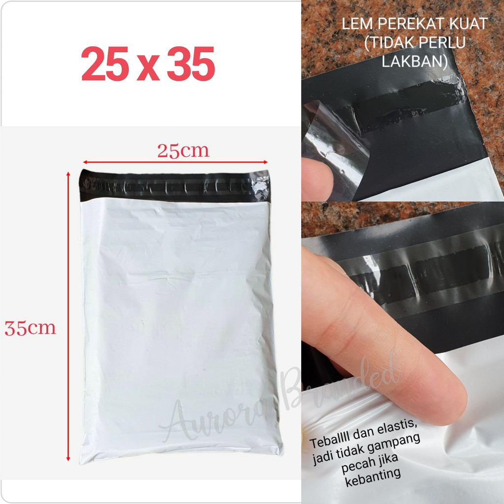

PLASTIK PACKING POLYMAILER 25x35 (100 pcs)