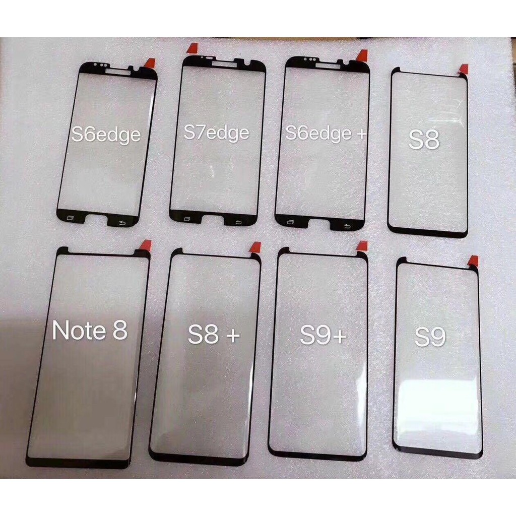 Tempered Glass Full Body Screen Guard Samsung NOTE 8,NOTE 9,S9,S9+,S8,S8+,S7 EGDE,S6 EDGE