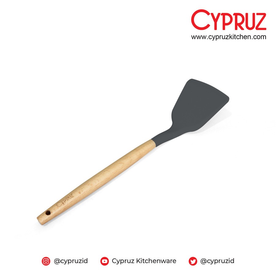 Cypruz Sutil Silicone / Spatula Silicone Solid Turner Food Grade