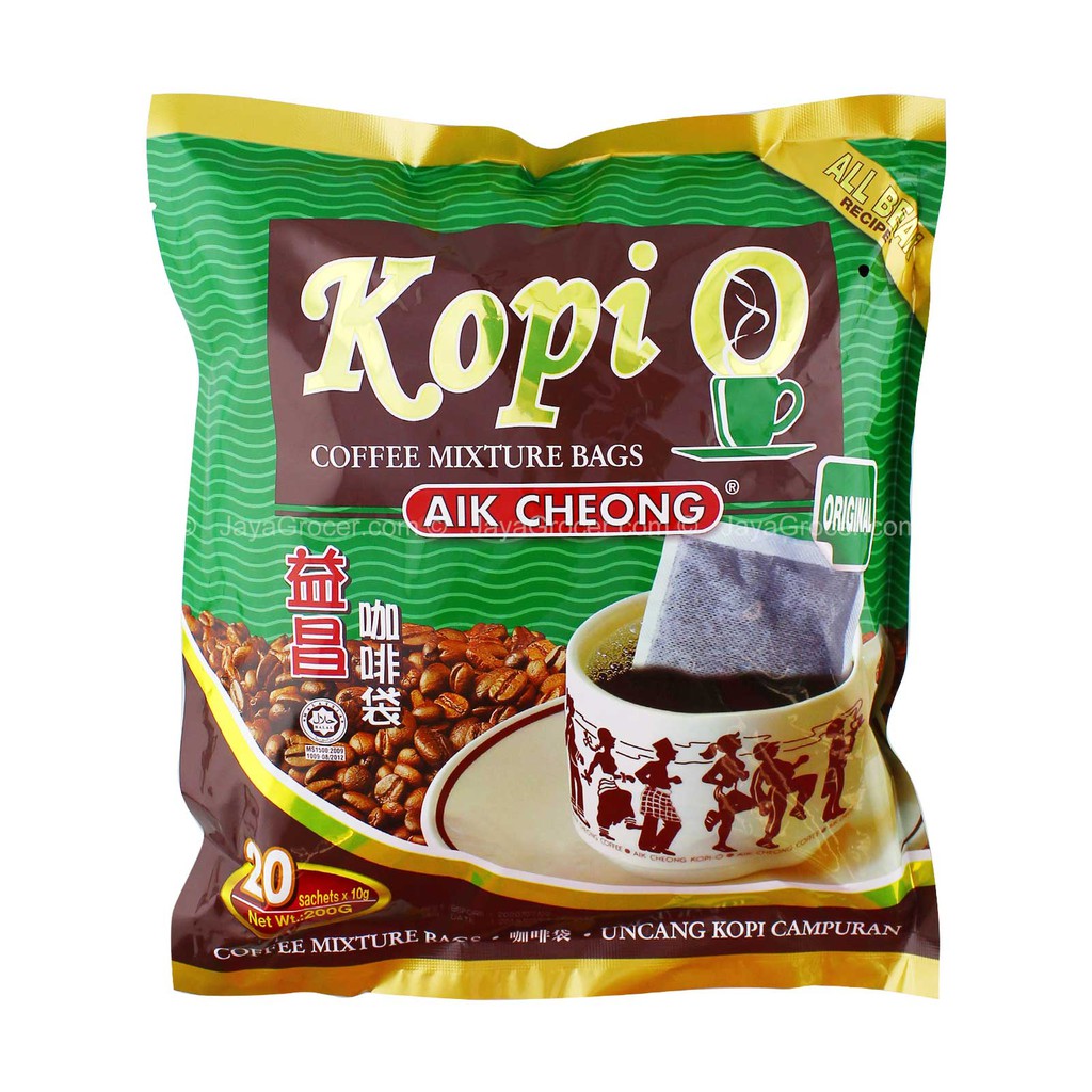 Aik Cheong Kopi O 20 x 10 gram | Shopee Indonesia