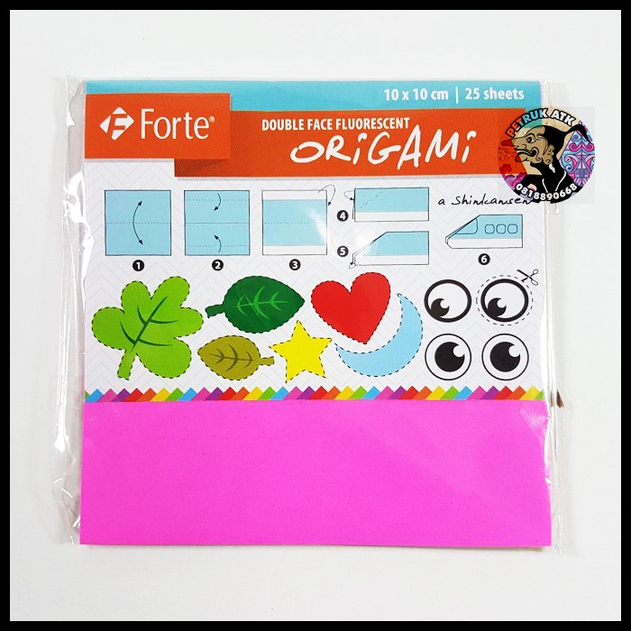 

[SET] KERTAS LIPAT ORIGAMI 10X10 CM FORTE (25 LEMBAR)