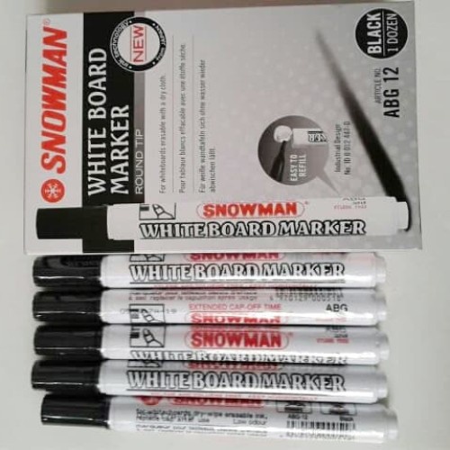 

Snowman Spidol Whiteboard ABG Hitam - Spidol harga per 1Pak